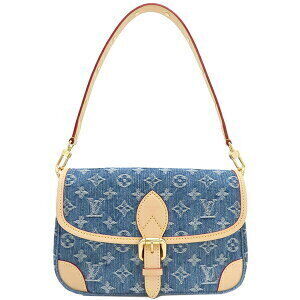 Louis Vuitton Diane Monogram Denim Shoulder Bag Blue